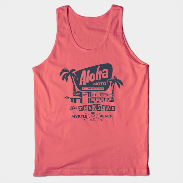 Aloha Motel Tank Top by stevethomasart